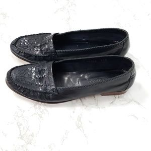 Cole Haan Vintage Leather Weave Loafers Flats